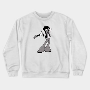 Jimbo in 1930s rubberhose cuphead cartoon style Crewneck Sweatshirt